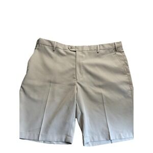 Jos.ABanks Khaki‎ Traveler Tech Shorts 42 Adjustable Flat Front